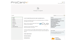 Desktop Screenshot of procard.dk